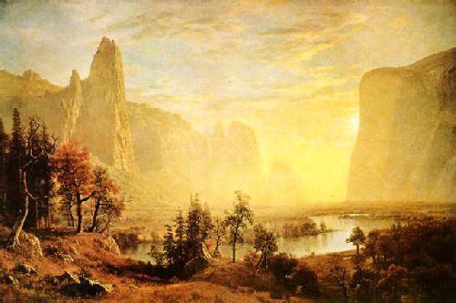 Albert Bierstadt The Yosemite Valley China oil painting art